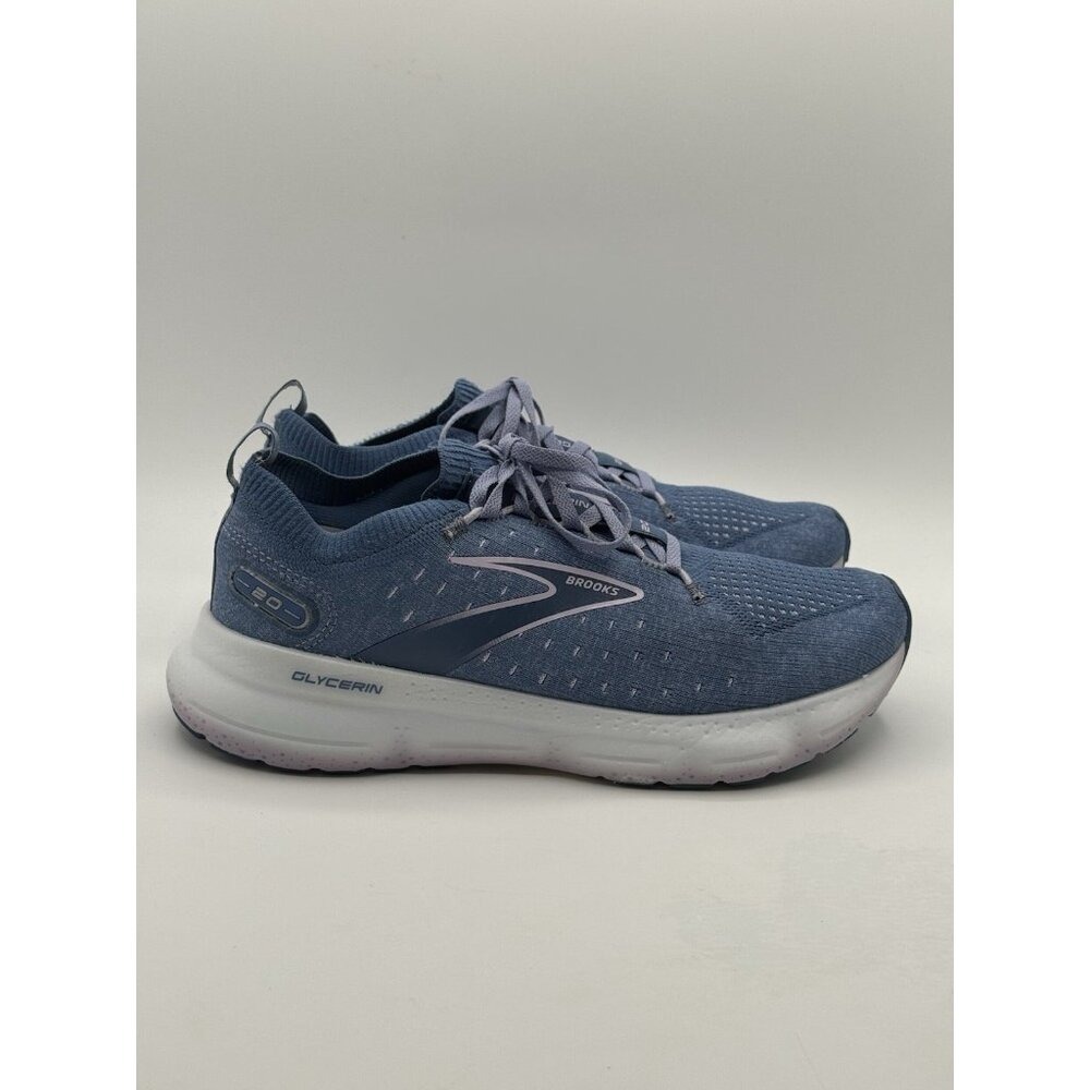 Brooks Glycerin Stealthfit 20 Women's 1203721B402 Size 9 Running Shoes Blue